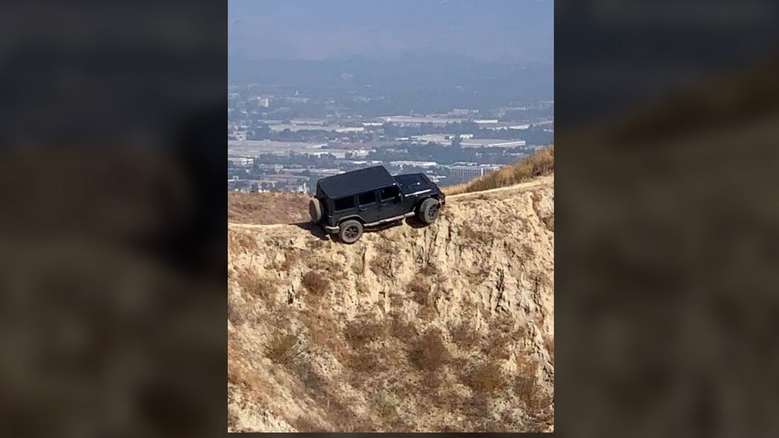 Jeep Wrangler Bergung Loma Linda Kalifornien