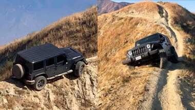Jeep Wrangler Bergung Loma Linda Kalifornien
