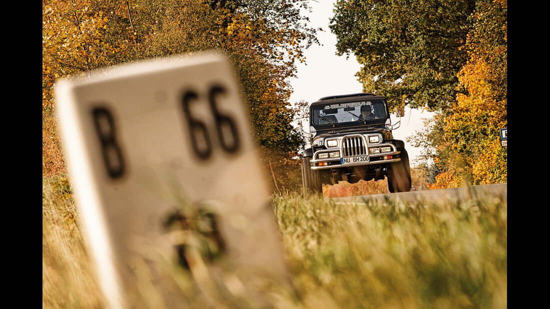 Jeep Wrangler, Frontansicht
