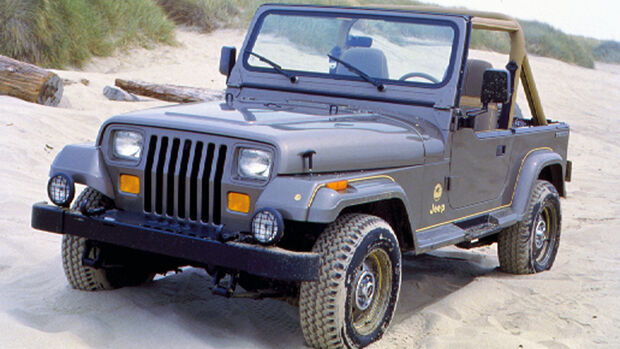 Jeep Wrangler, Frontansicht