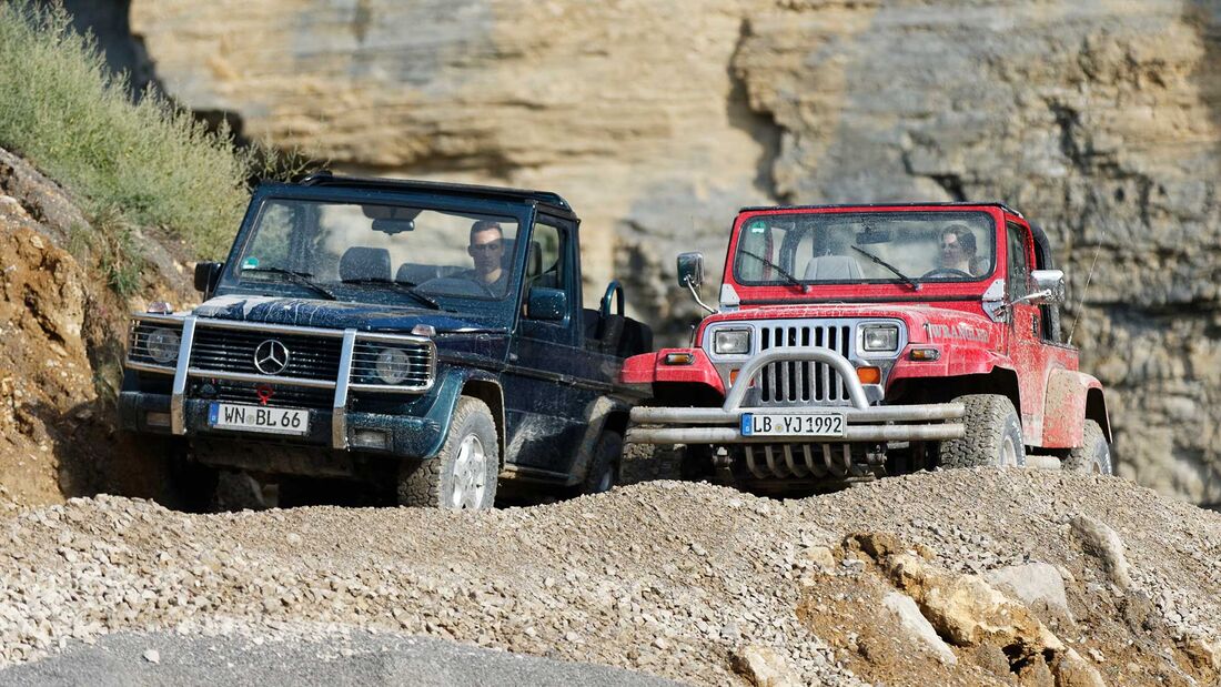 Jeep Wrangler & Mercedes G