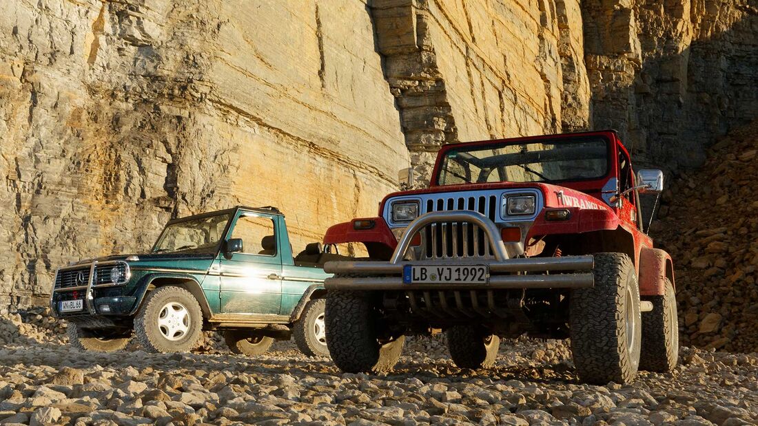 Jeep Wrangler & Mercedes G