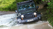 Jeep Wrangler Unlimited 3.6 V6 Sahara, Wasserdurchfahrt
