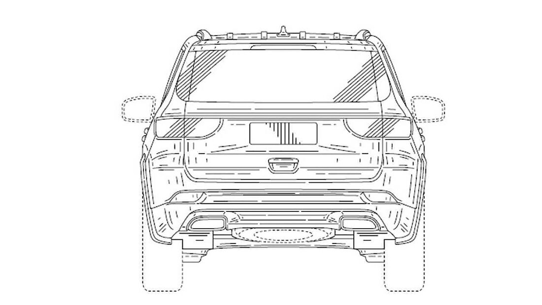 Jeep Yuntu Grand Commander Patentzeichnung