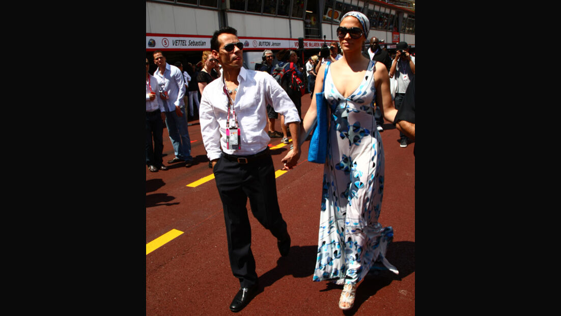 Jennifer Lopez beim GP Monaco