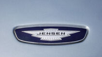 Jensen GT Clay Model Holzmodell Logo