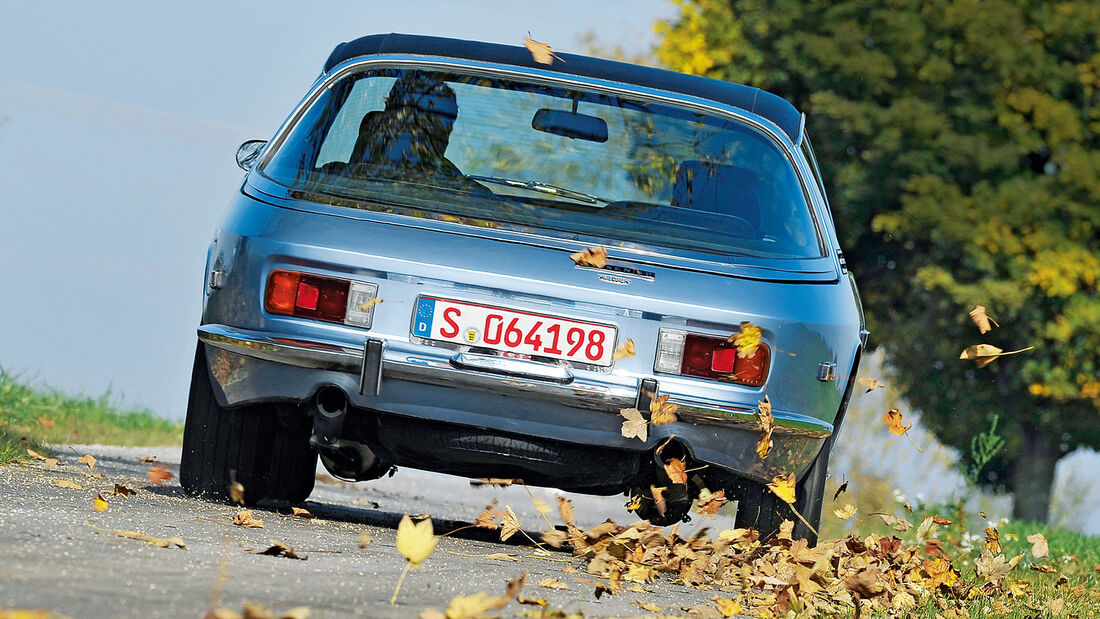 Jensen Interceptor SP, Heckansicht