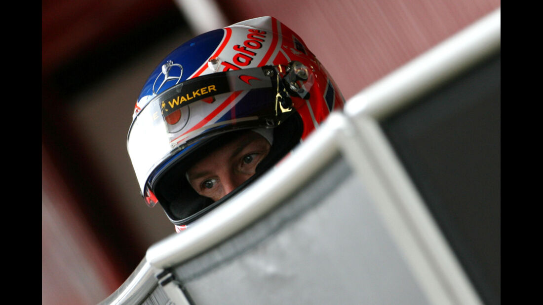 Jenson Button F1-Test 2011