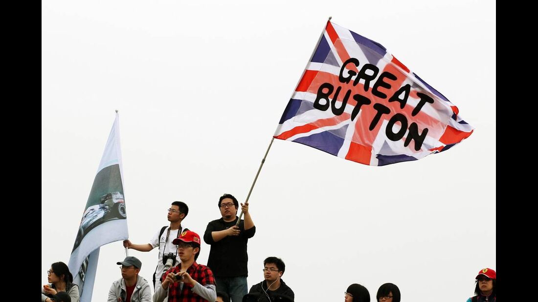 Jenson Button Fans  - Formel 1 - GP China - 15. April 2012