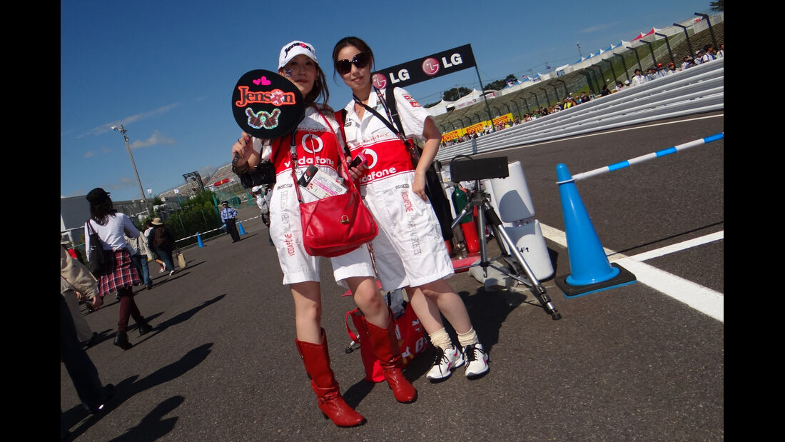 Jenson Button-Fans - Formel 1 - GP Japan - Suzuka - 4. Oktober 2012