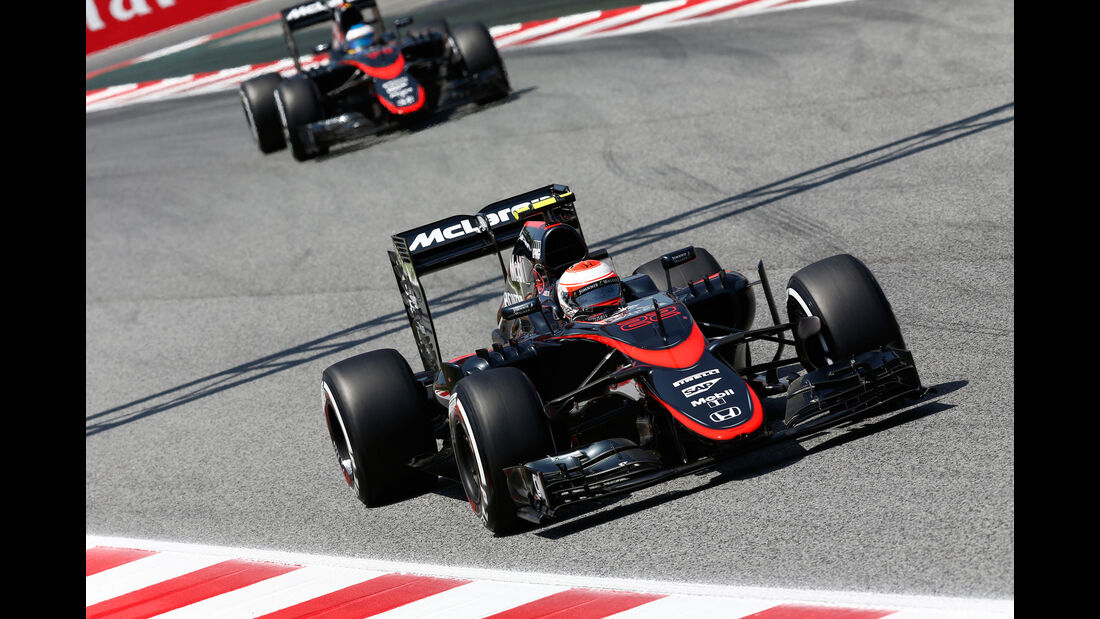 Jenson Button - Fernando Alonso - McLaren-Honda - GP Spanien - Qualifying - Samstag - 9.5.2015