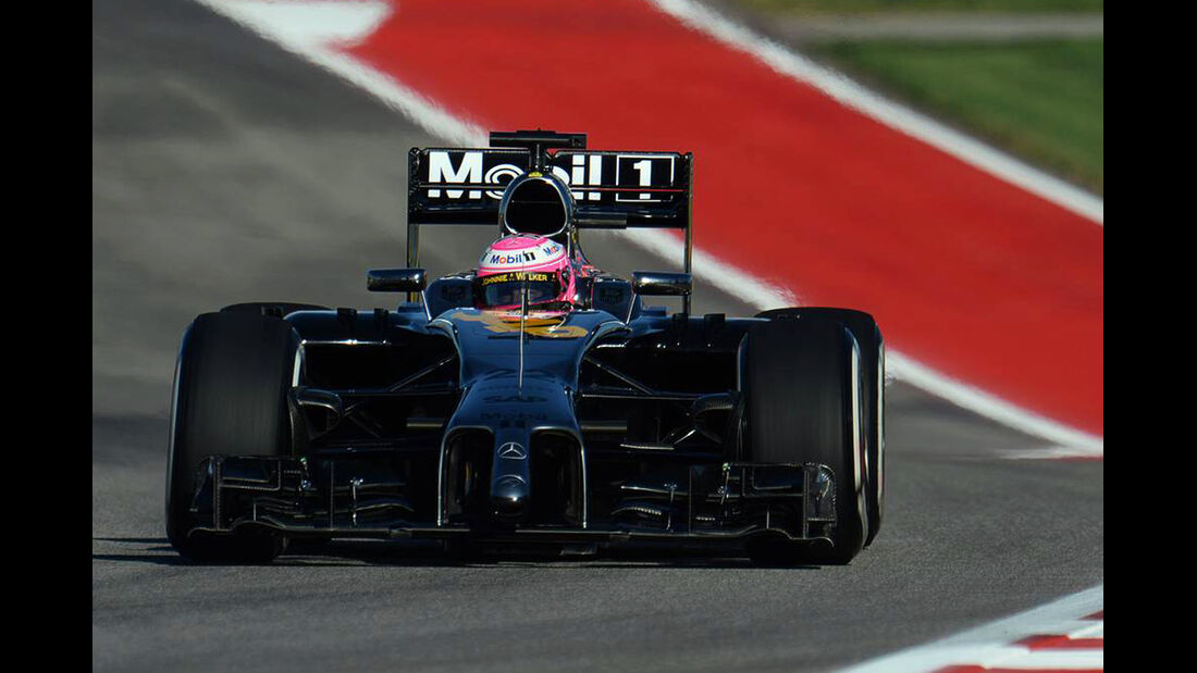 Jenson Button - Formel 1 - GP USA - 31. Oktober 2014