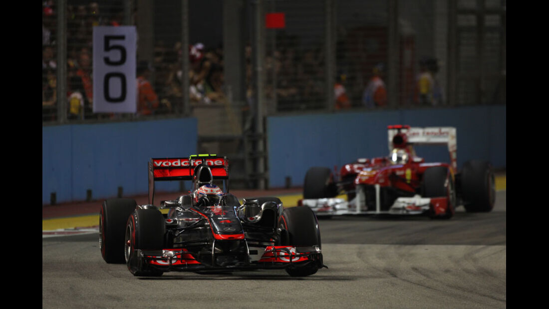 Jenson Button GP Singapur 2011