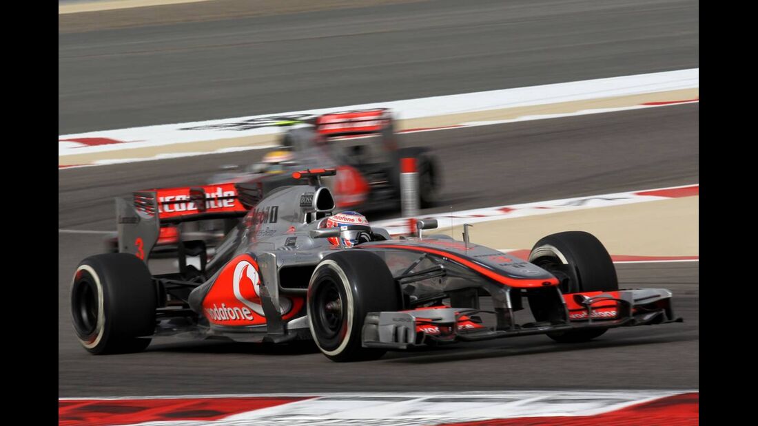 Jenson Button - Lewis Hamilton  - Formel 1 - GP Bahrain - 22. April 2012