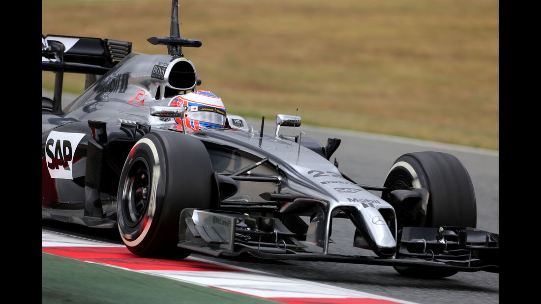 Jenson Button - McLaren - F1 Test Barcelona (1) - 13. Mai 2014