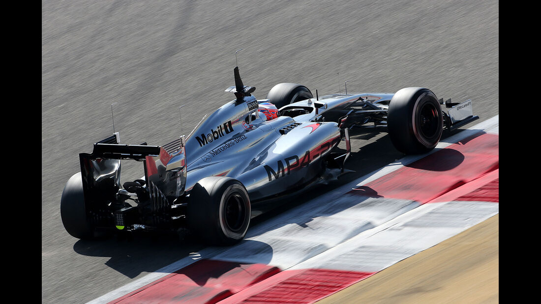 Jenson Button - McLaren - Formel 1 - Bahrain - Test - 21. Februar 2014
