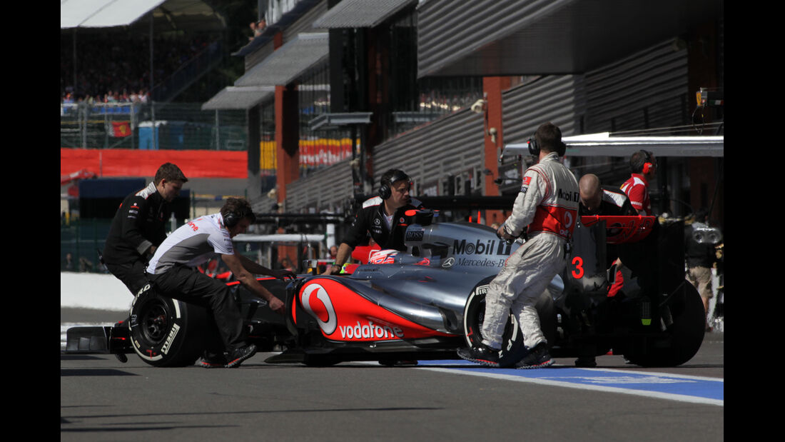 Jenson Button - McLaren - Formel 1 - GP Belgien - Spa-Francorchamps - 1. September 2012