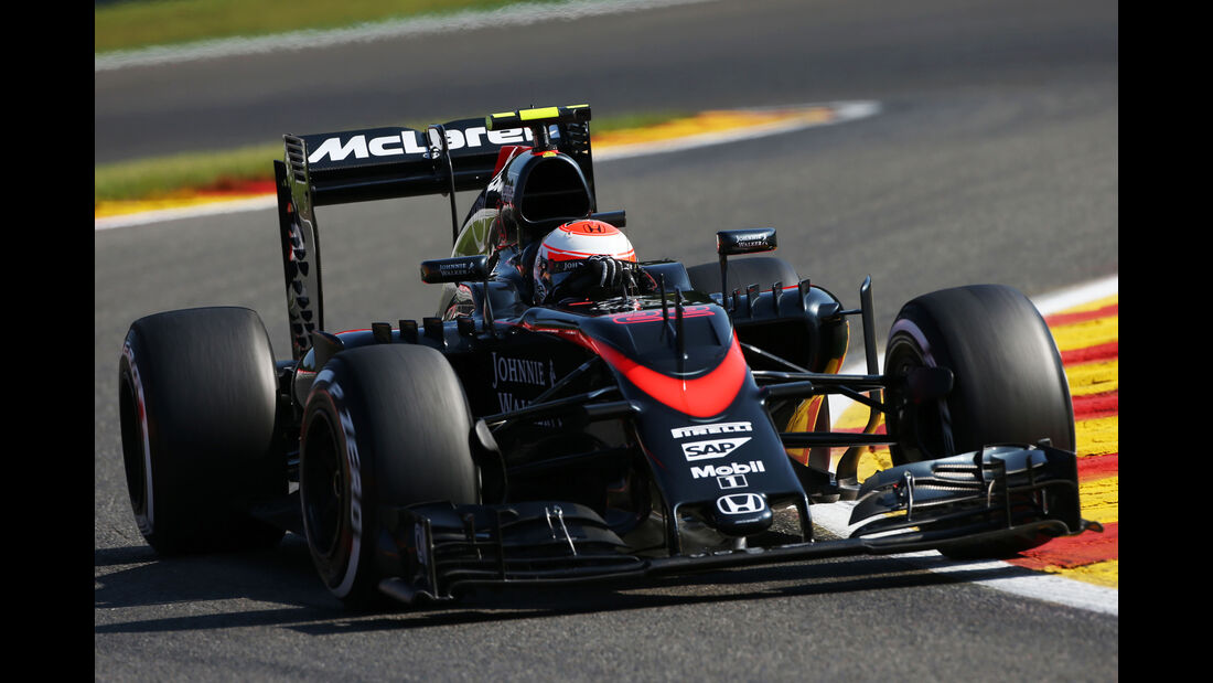 Jenson Button - McLaren - Formel 1 - GP Belgien - Spa-Francorchamps - 21. August 2015