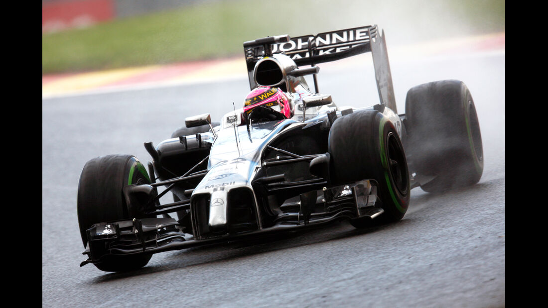 Jenson Button - McLaren - Formel 1 - GP Belgien - Spa-Francorchamps - 23. November 2014