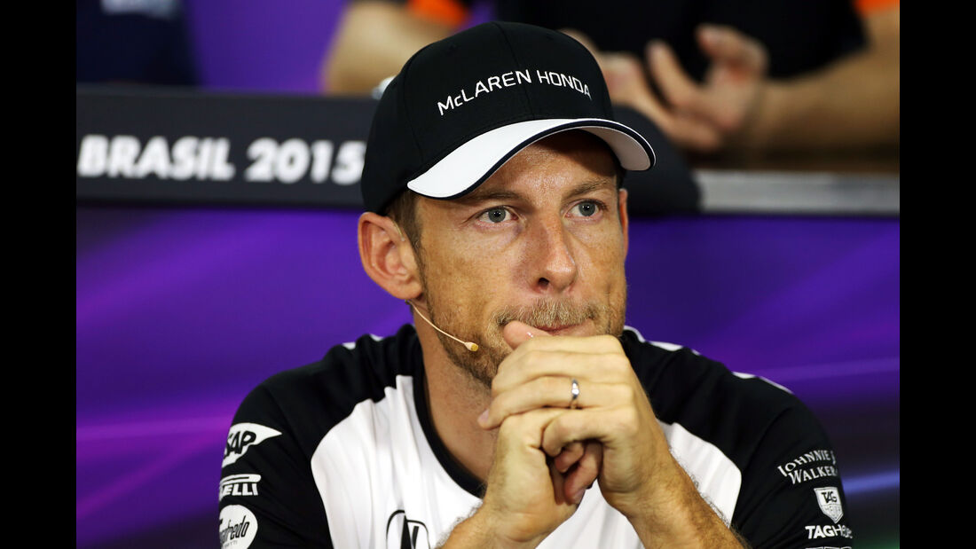 Jenson Button - McLaren - Formel 1 - GP Brasilien- 12. November 2015