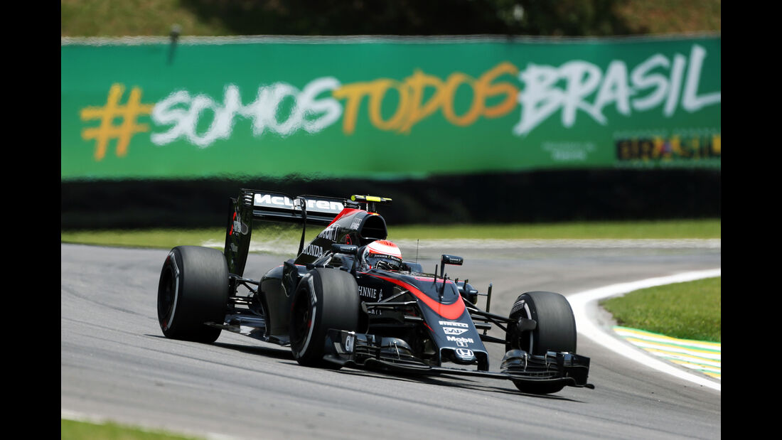 Jenson Button - McLaren - Formel 1 - GP Brasilien- 14. November 2015