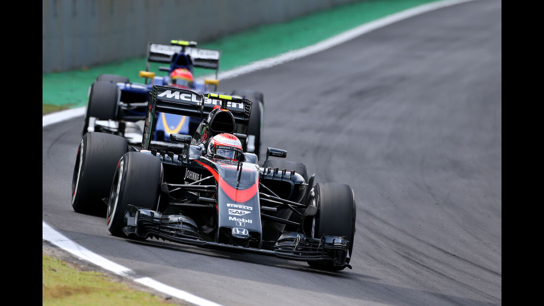 Jenson Button - McLaren - Formel 1 - GP Brasilien- 15. November 2015
