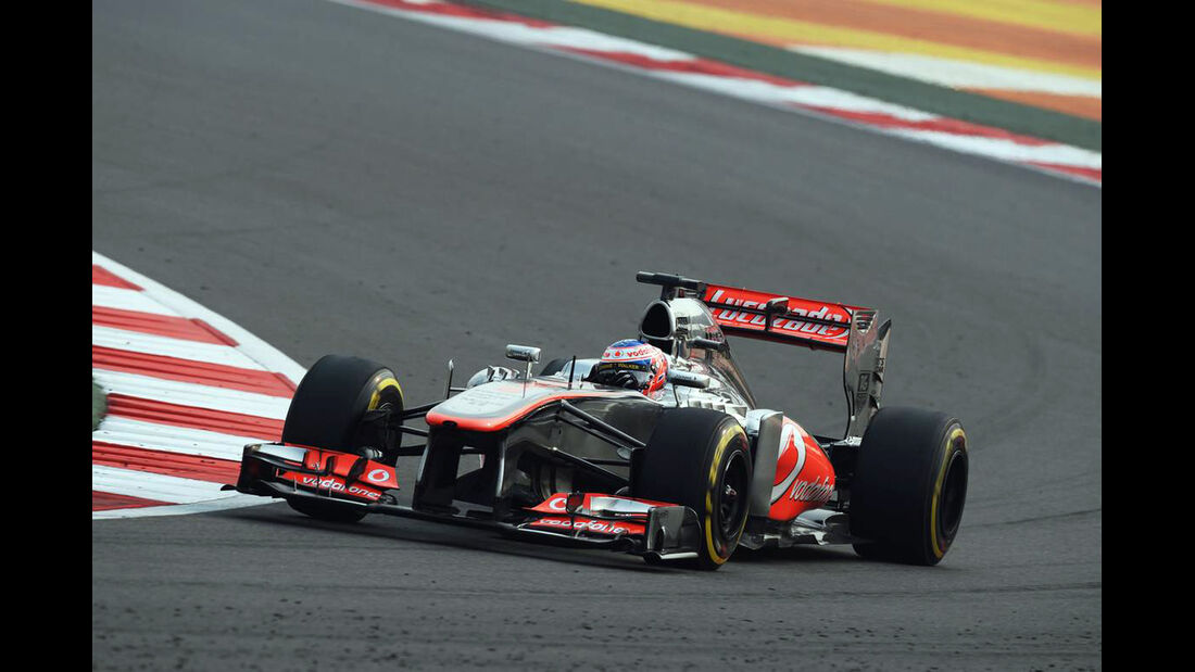 Jenson Button - McLaren - Formel 1 - GP Indien - 26. Oktober 2013