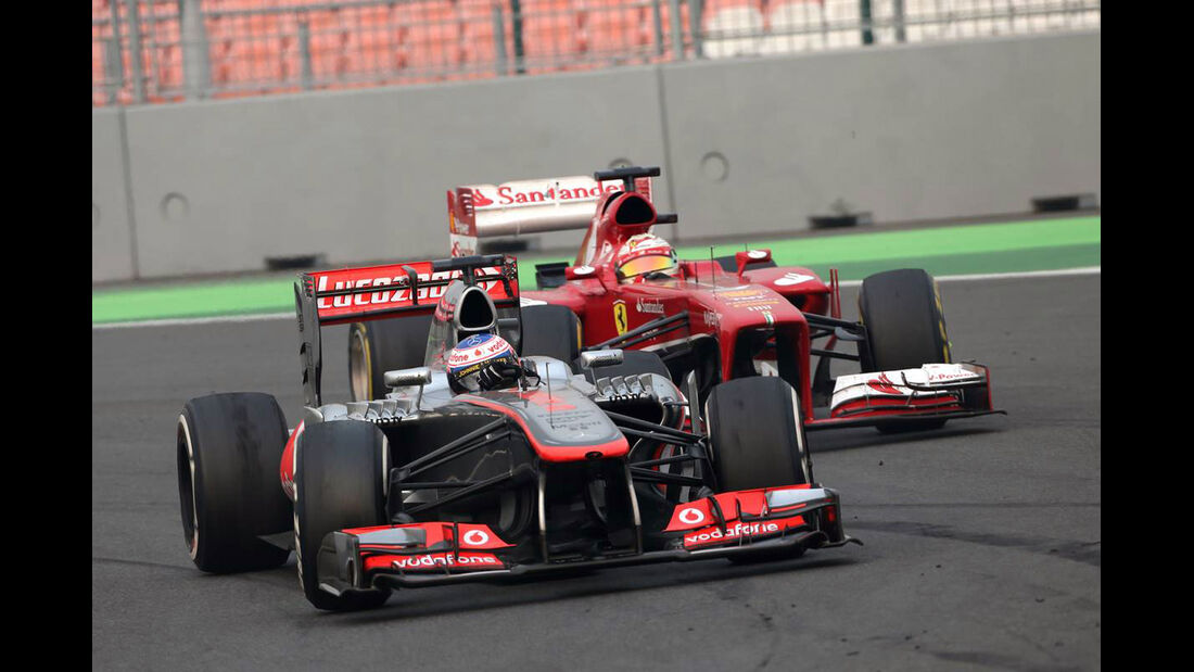 Jenson Button - McLaren - Formel 1 - GP Indien - 27. Oktober 2013