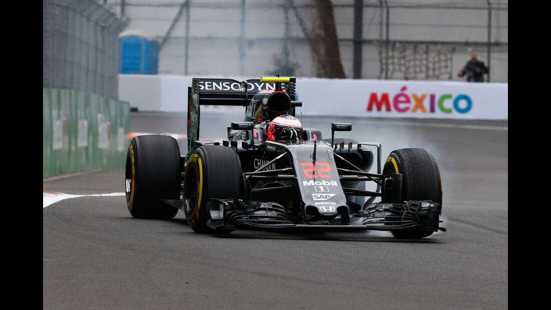 Jenson Button - McLaren - Formel 1 - GP Mexiko - 28. Oktober 2016