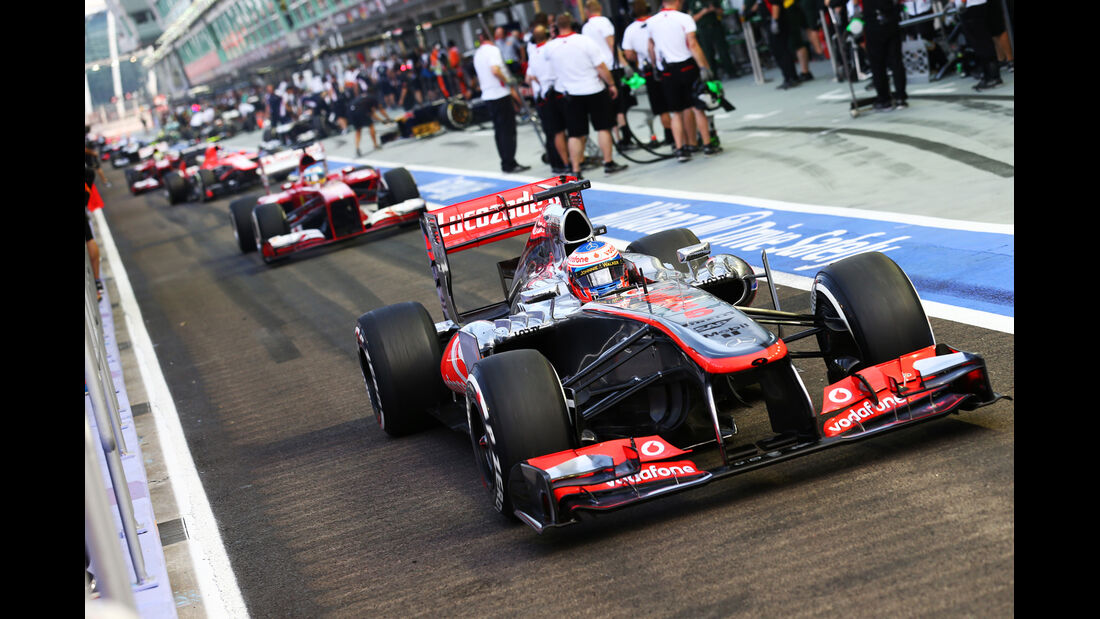 Jenson Button - McLaren - Formel 1 - GP Singapur - 21. September 2013