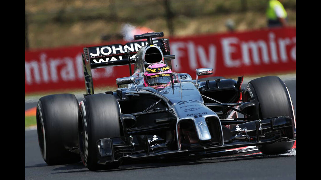 Jenson Button - McLaren - Formel 1 - GP Ungarn - 26. Juli 2014