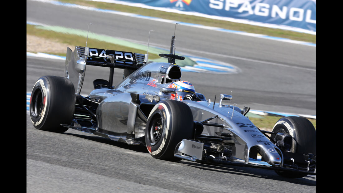 Jenson Button - McLaren - Formel 1 - Jerez - Test - 30. Januar 