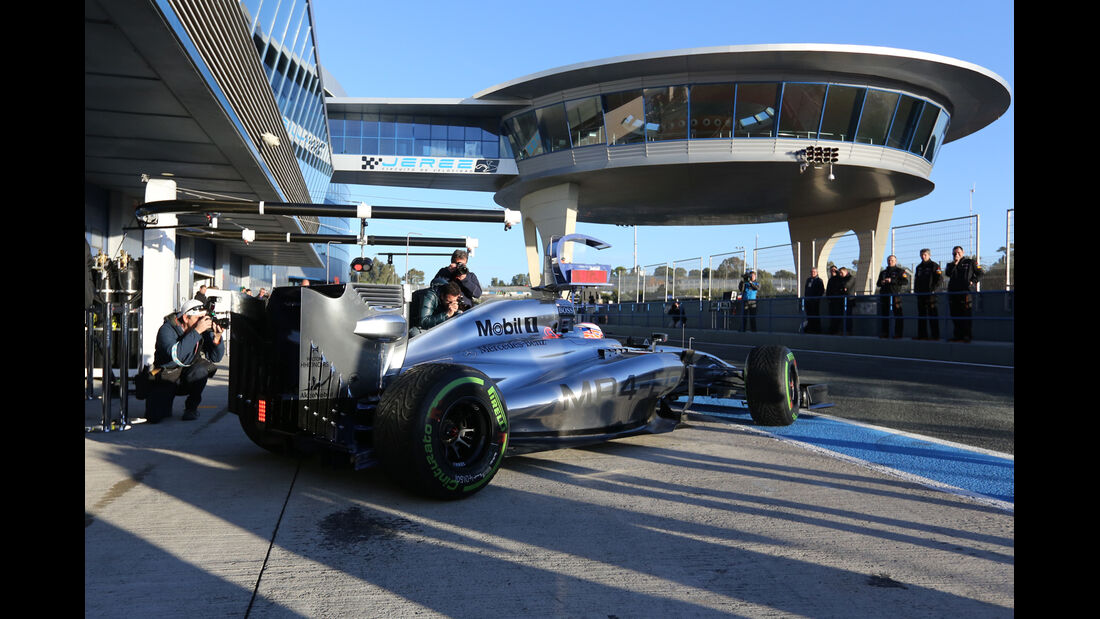 Jenson Button - McLaren - Formel 1 - Jerez - Test - 30. Januar 2014