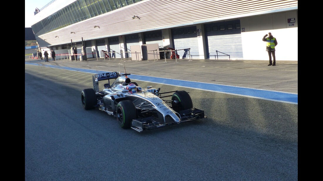 Jenson Button - McLaren - Formel 1 - Jerez - Test - 30. Januar 2014