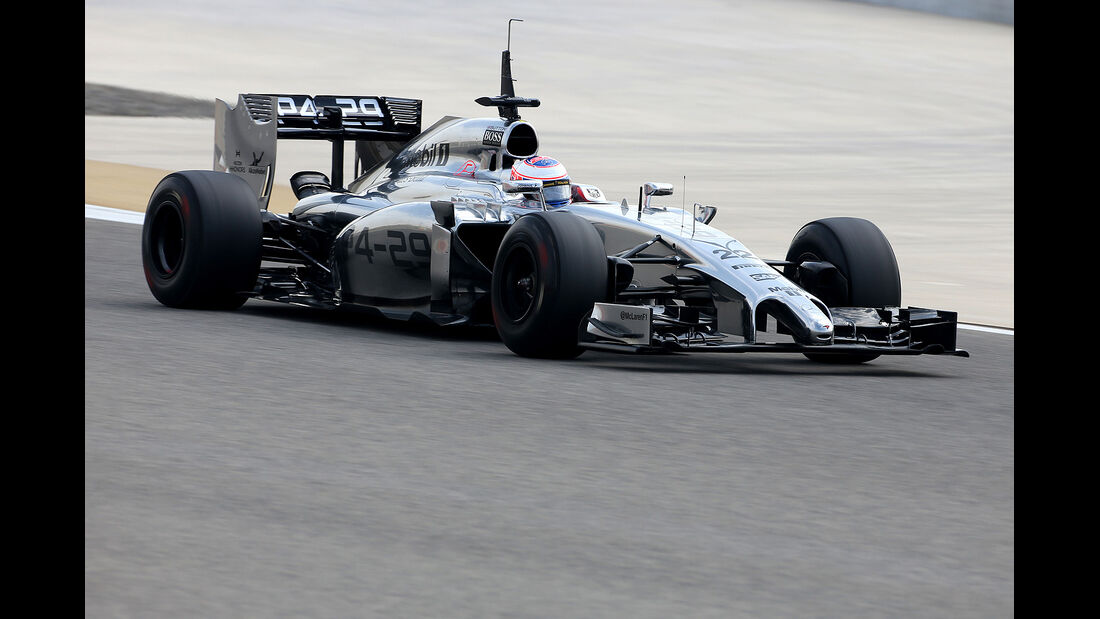 Jenson Button - McLaren -  Formel 1 - Test - Bahrain - 28. Februar 2014