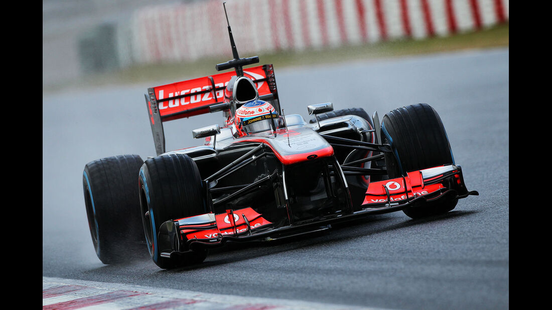 Jenson Button, McLaren, Formel 1-Test, Barcelona, 01. März 2013