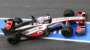 Jenson Button, McLaren, Formel 1-Test, Barcelona, 01. März 2013
