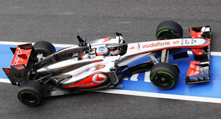 Jenson Button, McLaren, Formel 1-Test, Barcelona, 01. März 2013