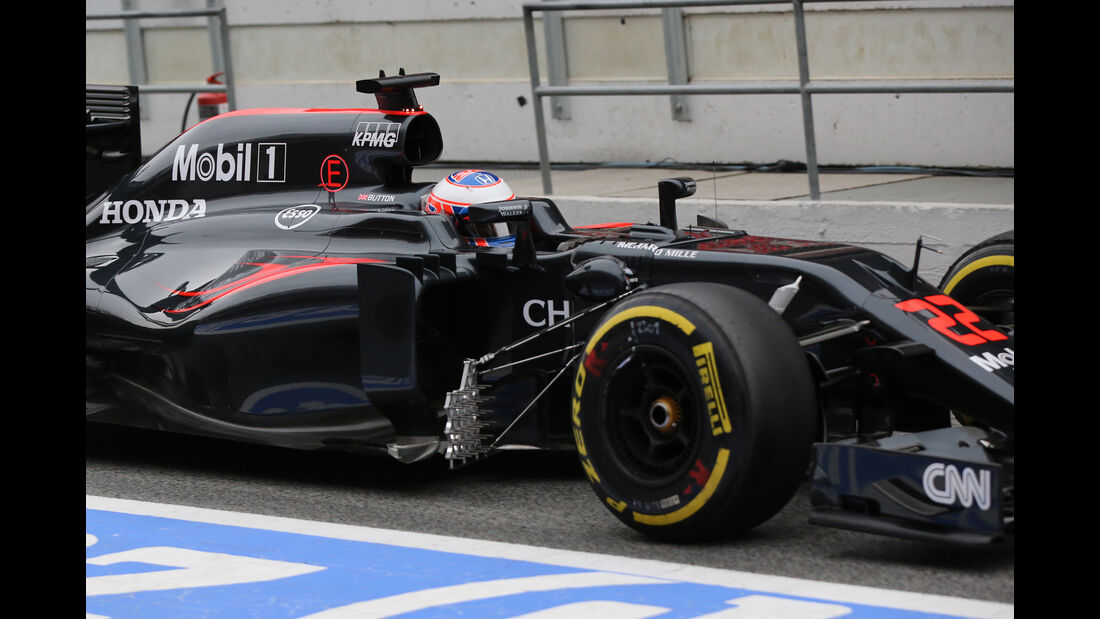 Jenson Button - McLaren - Formel 1 - Test - Barcelona - 2. März 2016