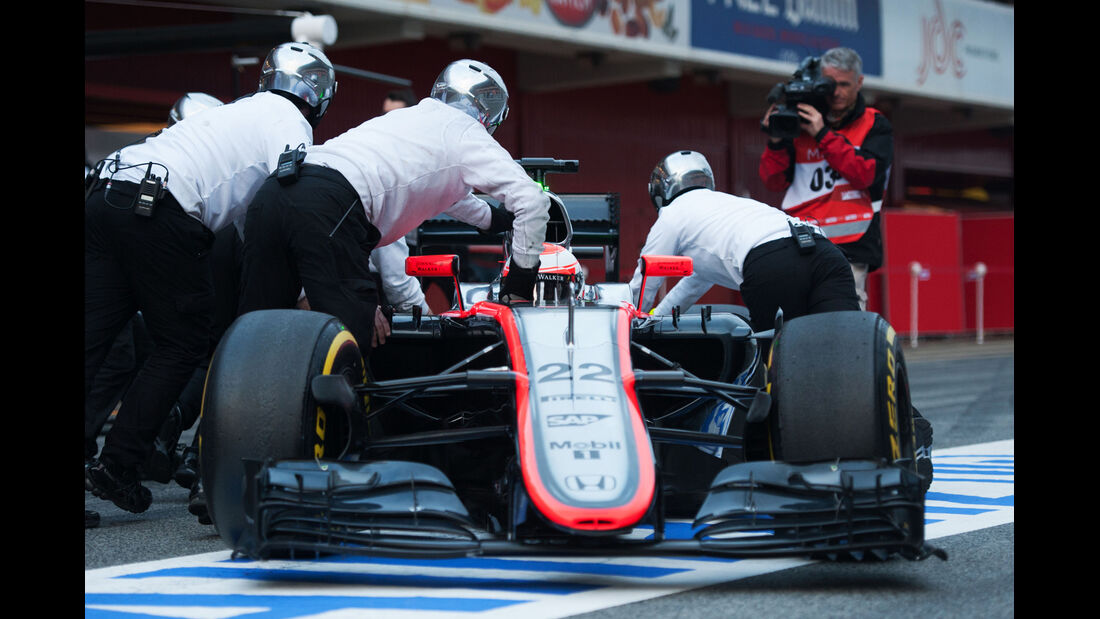 Jenson Button - McLaren - Formel 1-Test - Barcelona - 21. Februar 2015