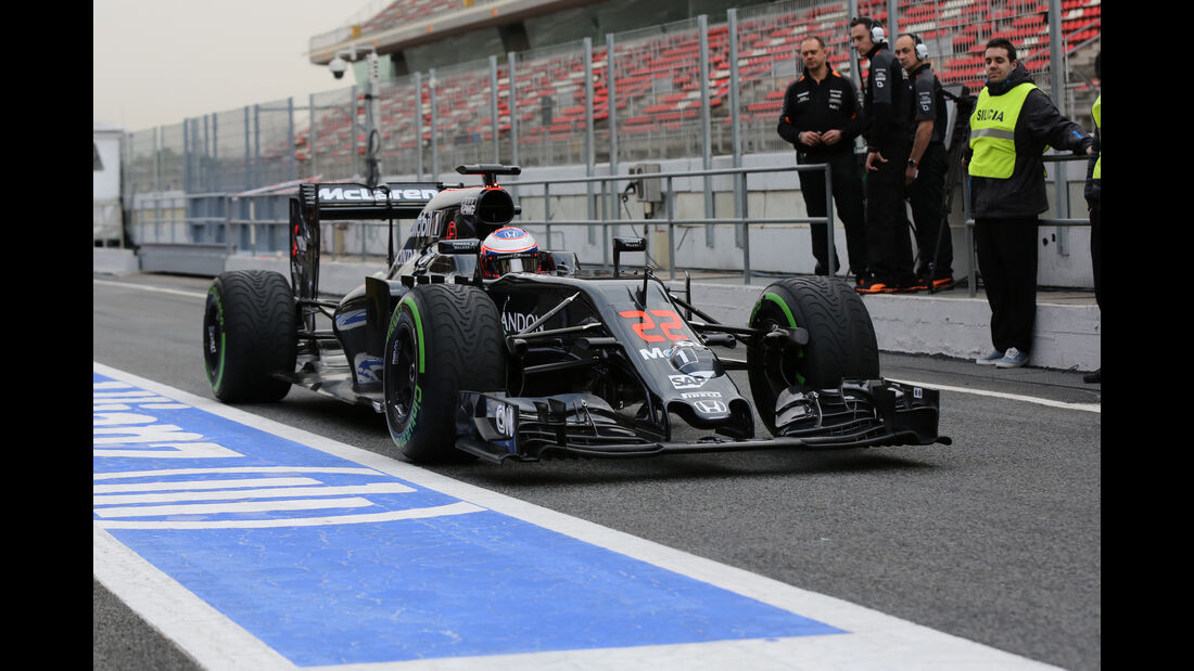 Jenson Button - McLaren - Formel 1-Test - Barcelona - 22. Februar 2016