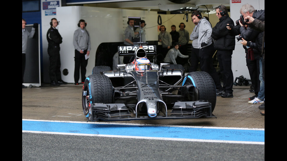 Jenson Button - McLaren - Formel 1 - Test - Jerez - 29. Januar 2014