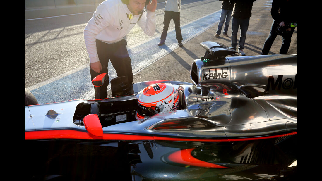 Jenson Button - McLaren - Formel 1-Test - Jerez - 4. Februar 2015