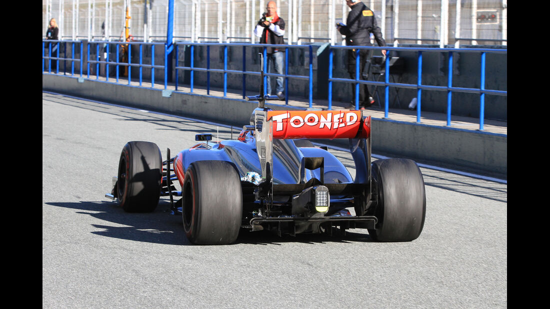 Jenson Button, McLaren, Formel 1-Test, Jerez, 7.2.2013