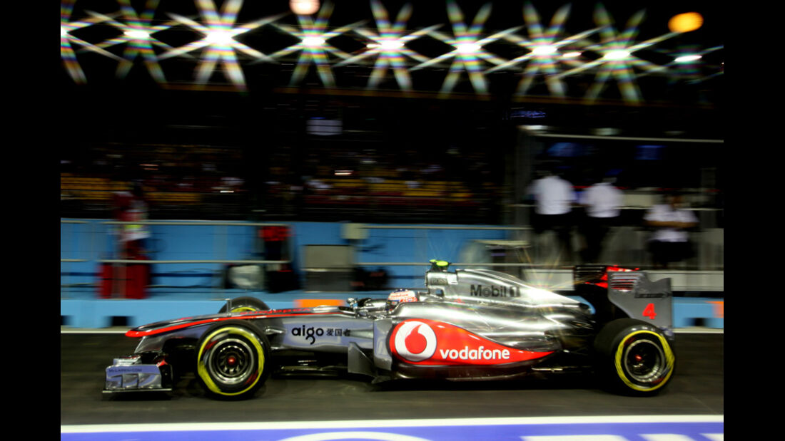 Jenson Button McLaren GP Singapur 2011