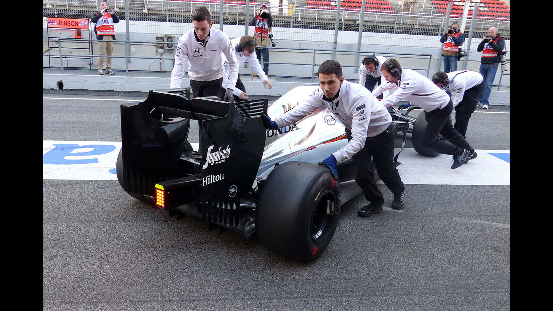 Jenson Button - McLaren-Honda - Formel 1-Test - Barcelona - 27. Februar 2015