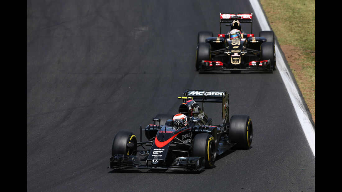 Jenson Button - McLaren-Honda - GP Ungarn - Budapest - Rennen - Sonntag - 26.7.2015