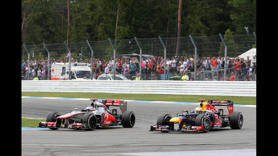 Jenson Button Sebastian Vettel - Formel 1 - GP Deutschland - 22. Juli 2012