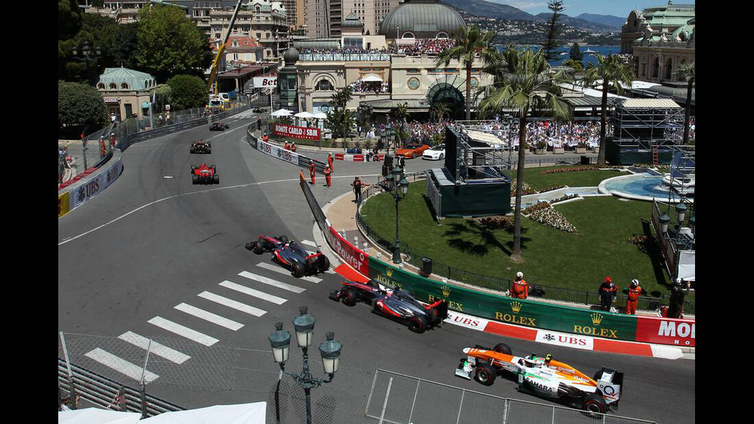 Jenson Button - Sergio Perez - Formel 1 - GP Monaco - 26. Mai 2013