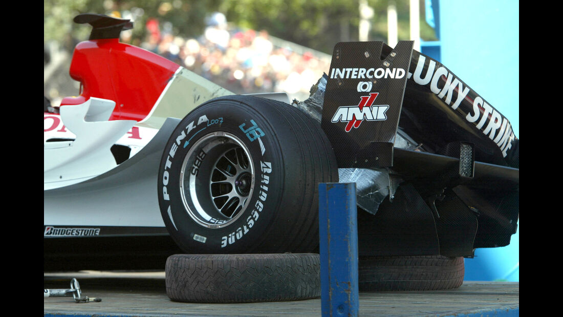 Jenson Button - Unfall GP Monaco 2003
